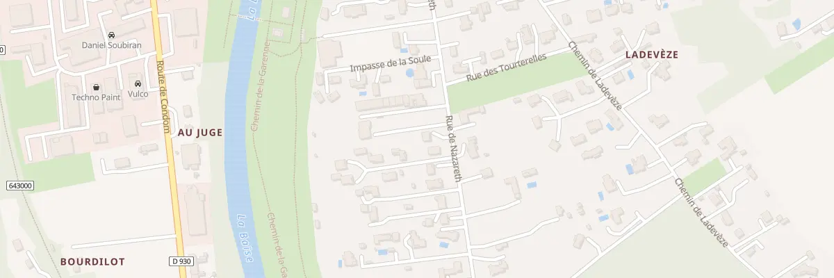 Plan du 80 Rue de Nazareth à Nérac