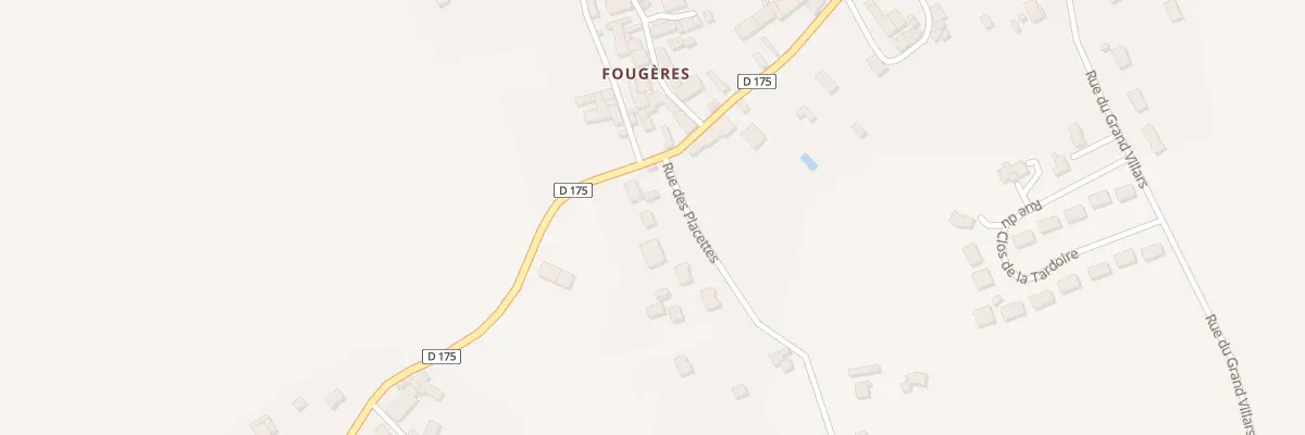 Plan du 46 Rue des Placettes à Agris