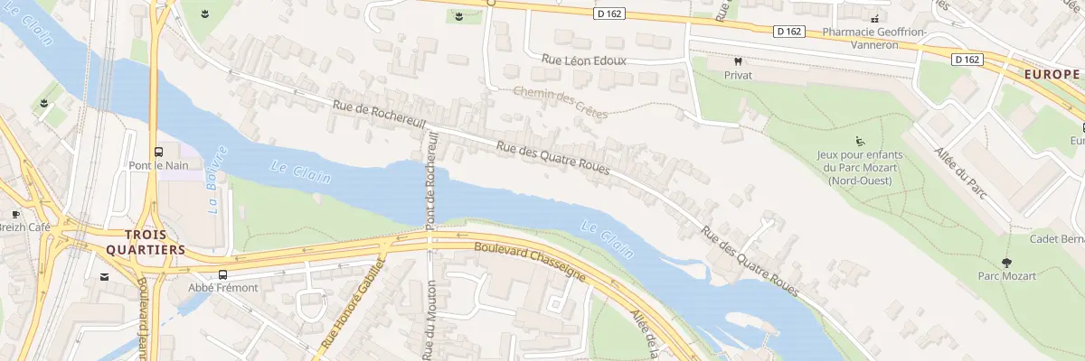 Plan du 24 Rue des 4 Roues à Poitiers