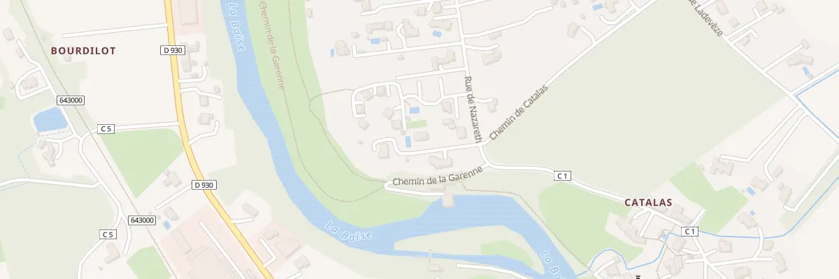 Plan du 102 Rue de Nazareth à Nérac