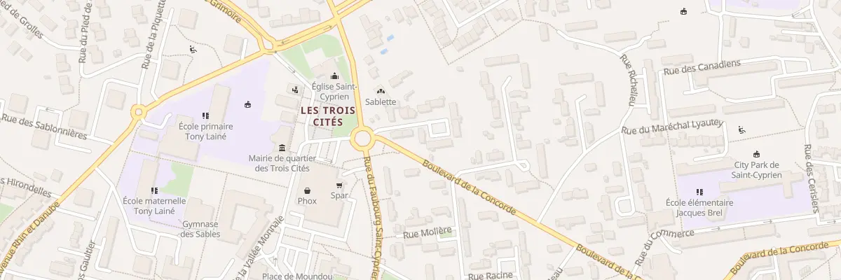 Plan du 24 Rue du Chemin Vert à Poitiers