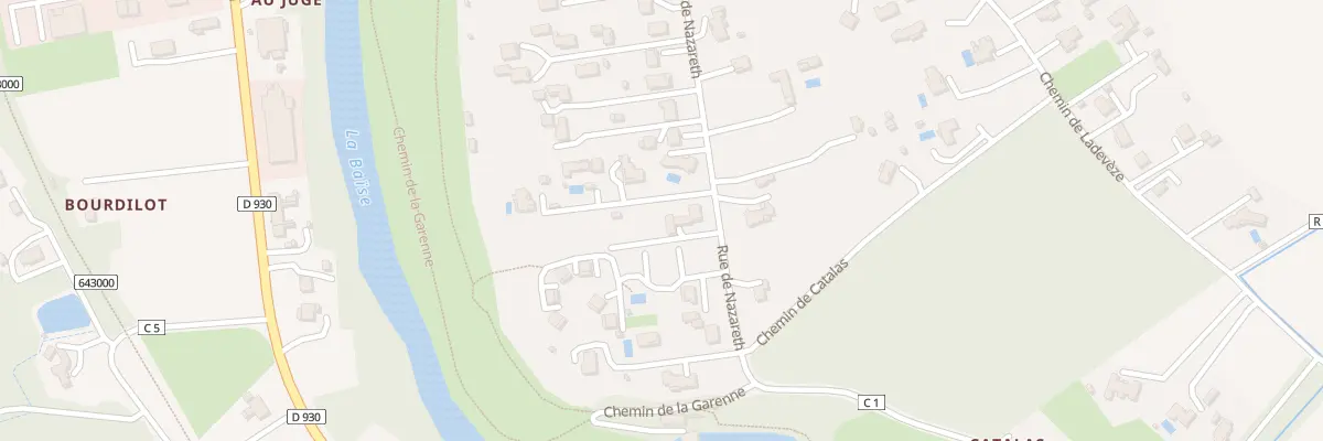 Plan du 96 Rue de Nazareth à Nérac