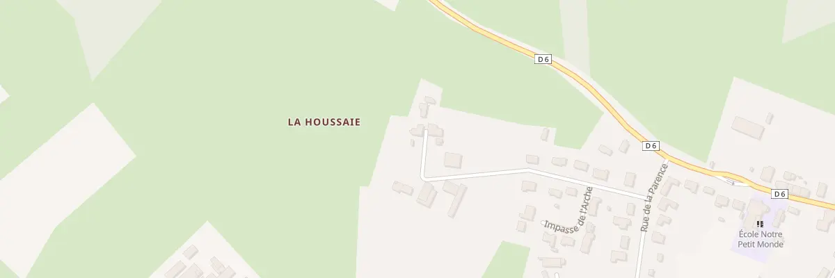 Plan du 163 Che de la Houssaye à Courcemont