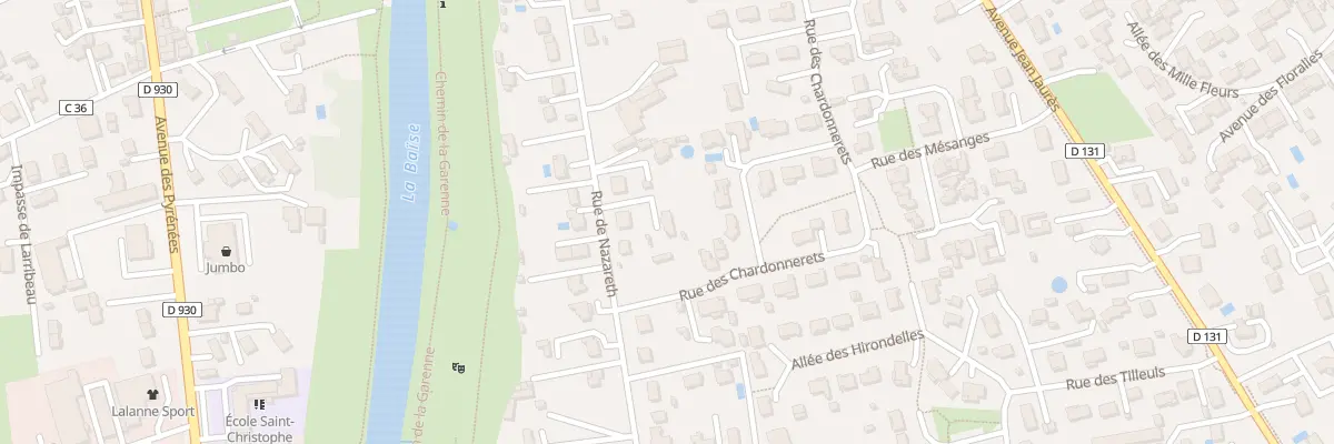 Plan du 45B Rue de Nazareth à Nérac