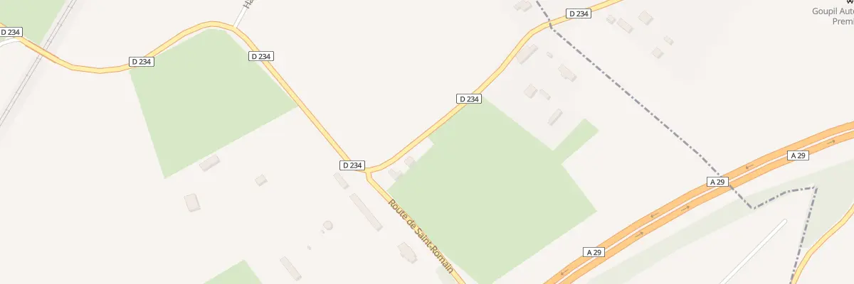 Plan du 2 Rte de Saint Gilles à Graimbouville