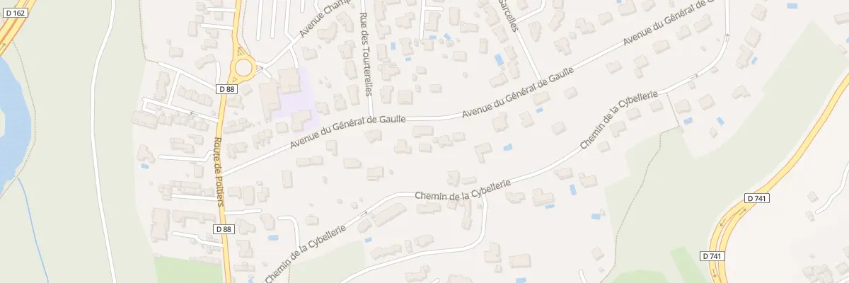 Plan du 18 Av du Gen de Gaulle à Saint-Benoît