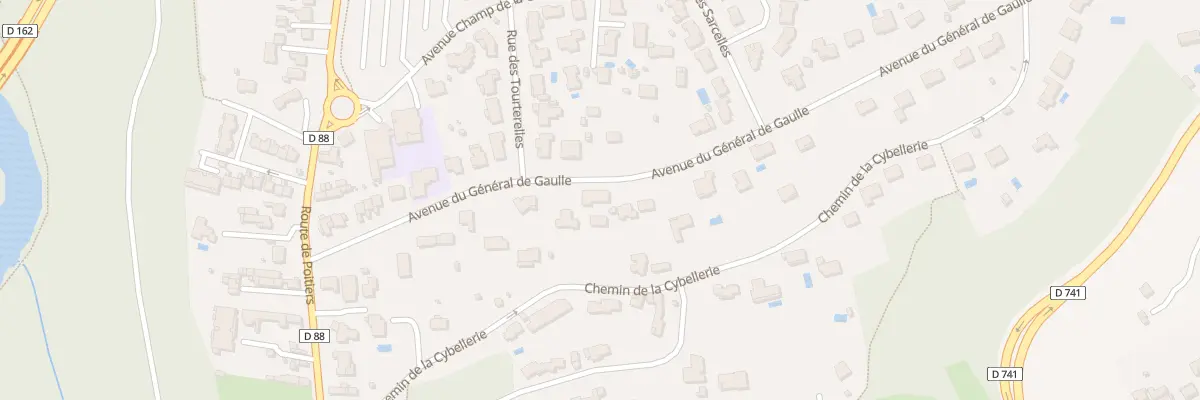Plan du 18B Av du Gen de Gaulle à Saint-Benoît