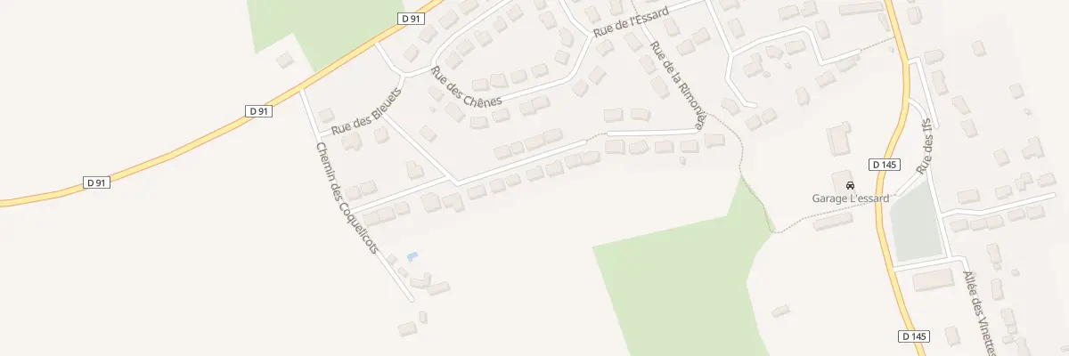 Plan du 10 Rue des Erables à Fatines