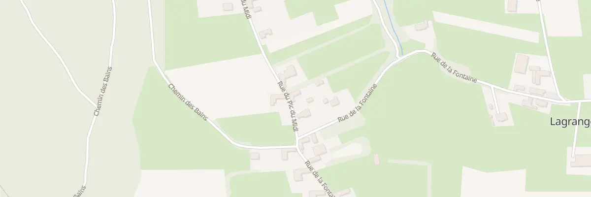 Plan du 76 Rue du Pic du Midi à Lagrange