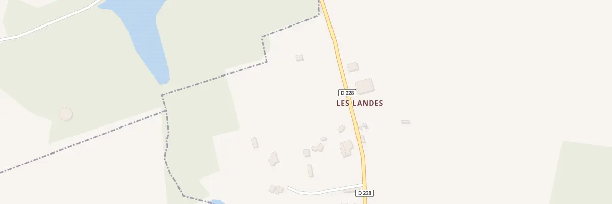 Plan du 4 Les Landes à Brullemail