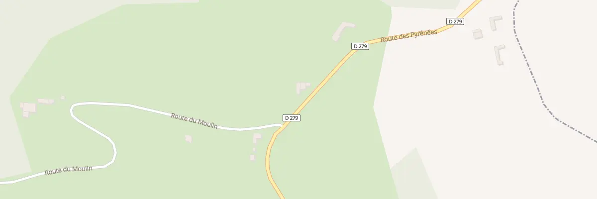 Plan du 430A Rte des Pyrénées à Bazugues