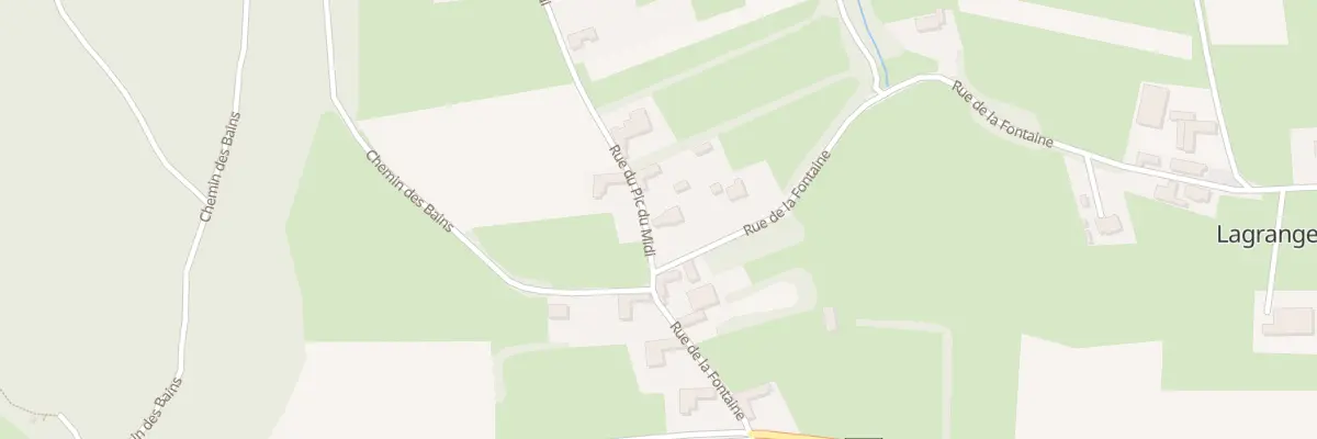 Plan du 36 Rue du Pic du Midi à Lagrange
