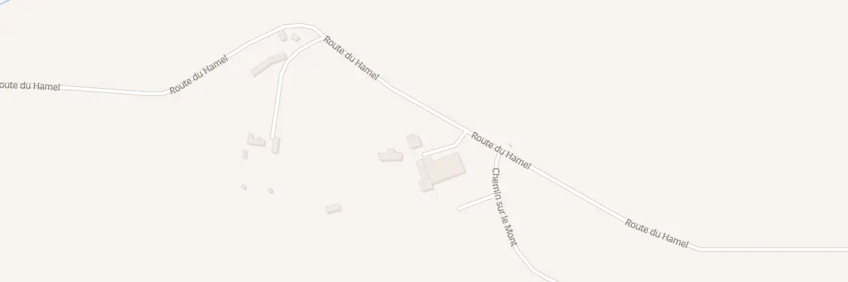 Plan du 656 Rte du Hamel à Orgères