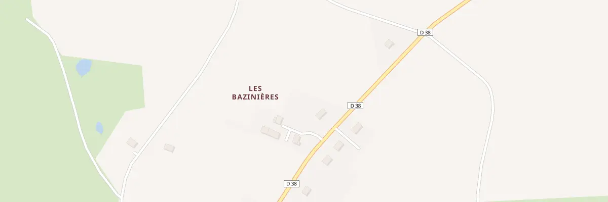 Plan du 267 Les Bazinieres à Couesmes