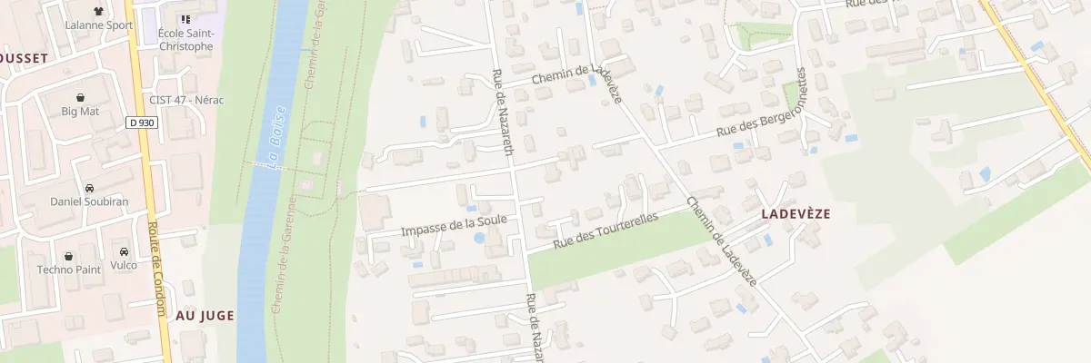 Plan du 69 Rue de Nazareth à Nérac