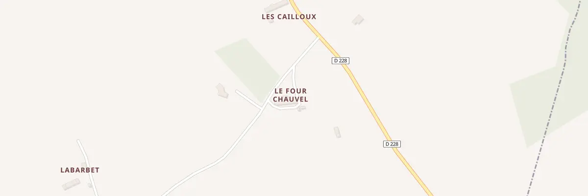 Plan du 60 Le Four Chauvel à Brullemail