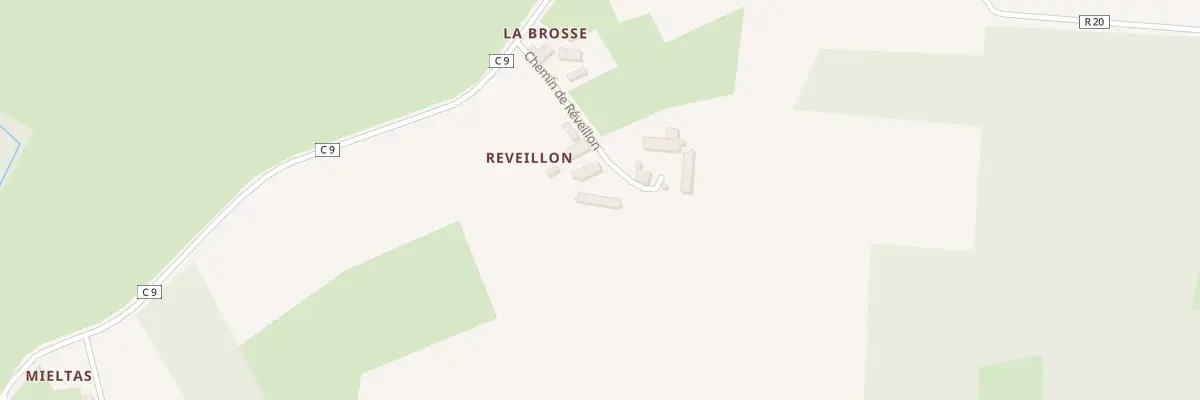 Plan du 138 Che de Reveillon à Courcemont