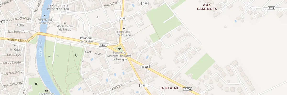 Plan du 5 Imp Georges Clemenceau à Nérac