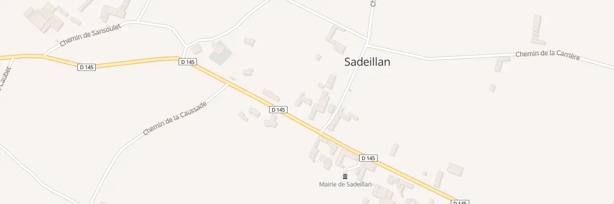 Plan du 5015 A Couaraze à Sadeillan