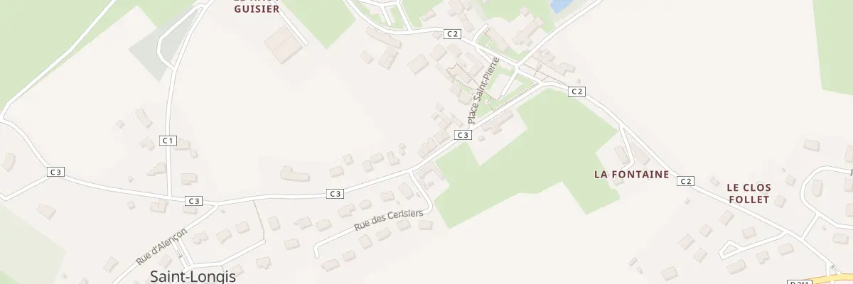 Plan du 9 Rue de Villaines la Carelle à Saint-Longis