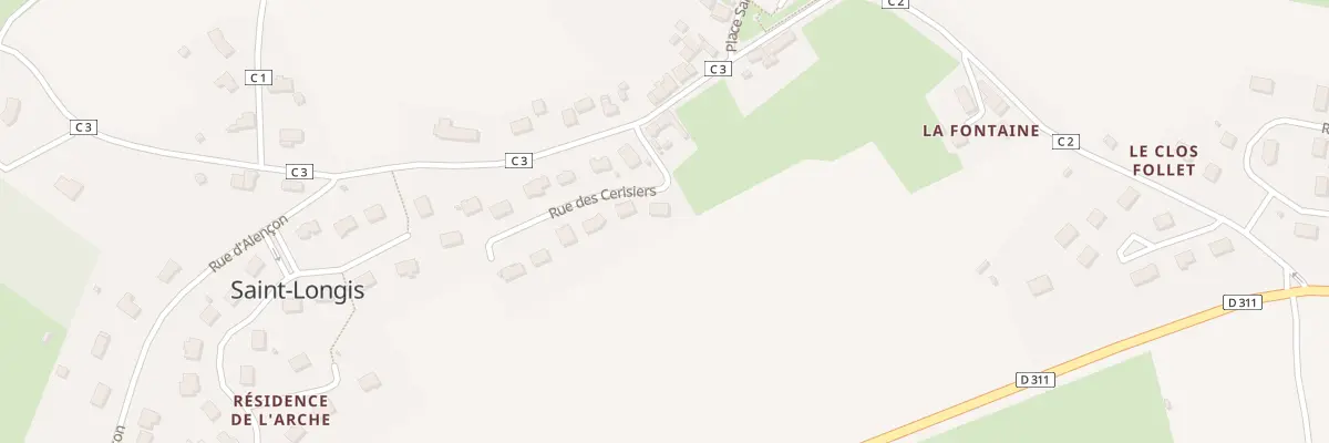 Plan du 1 Rue des Cerisiers à Saint-Longis