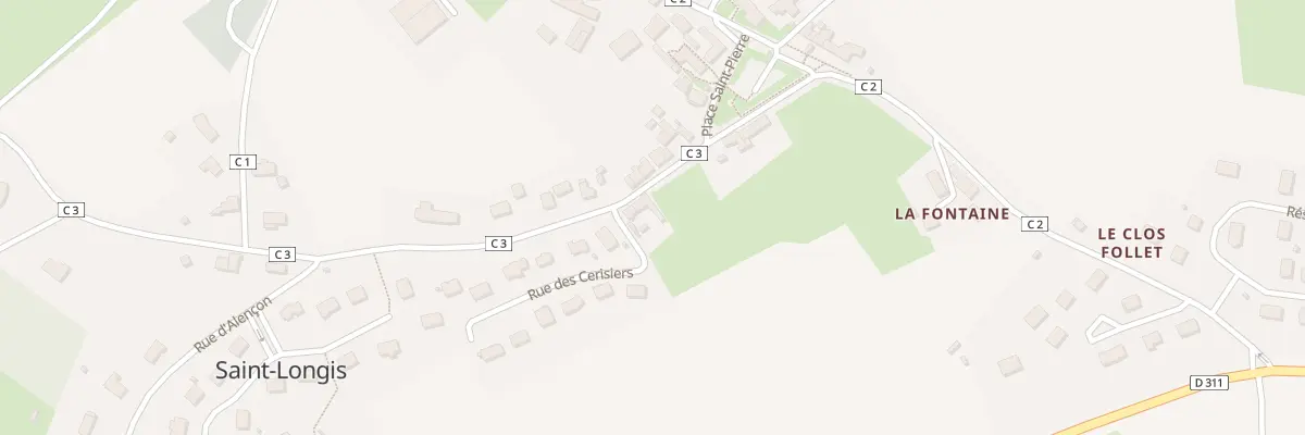 Plan du 6 Rue de Villaines la Carelle à Saint-Longis