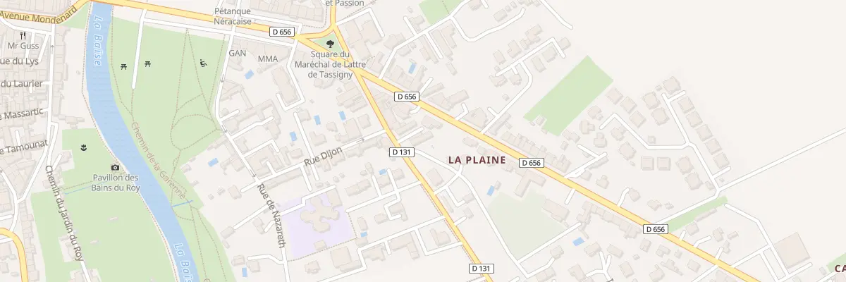 Plan du 9002 Av Jean Jaurès à Nérac