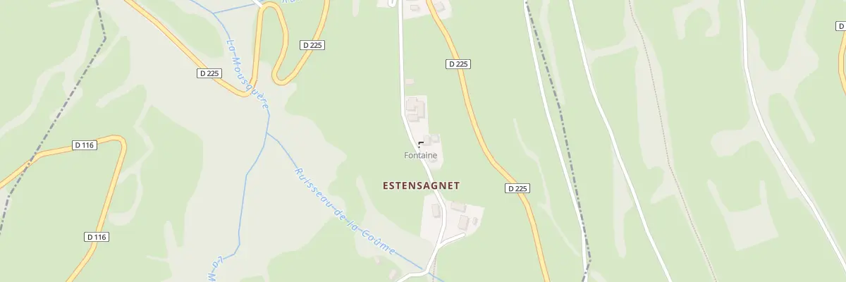 Plan du 11 Che du Quartier à Estensan