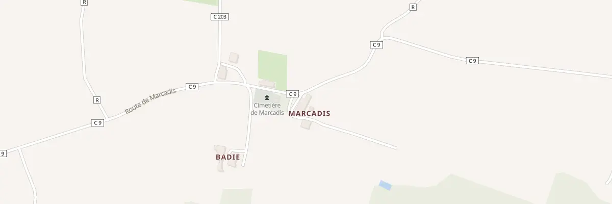Plan du 1317 Rte de Marcadis à Moncrabeau