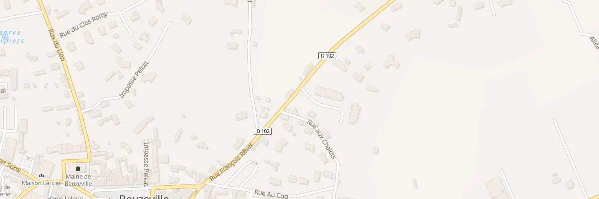 Plan du 66 Rue du Calvaire à Beuzeville