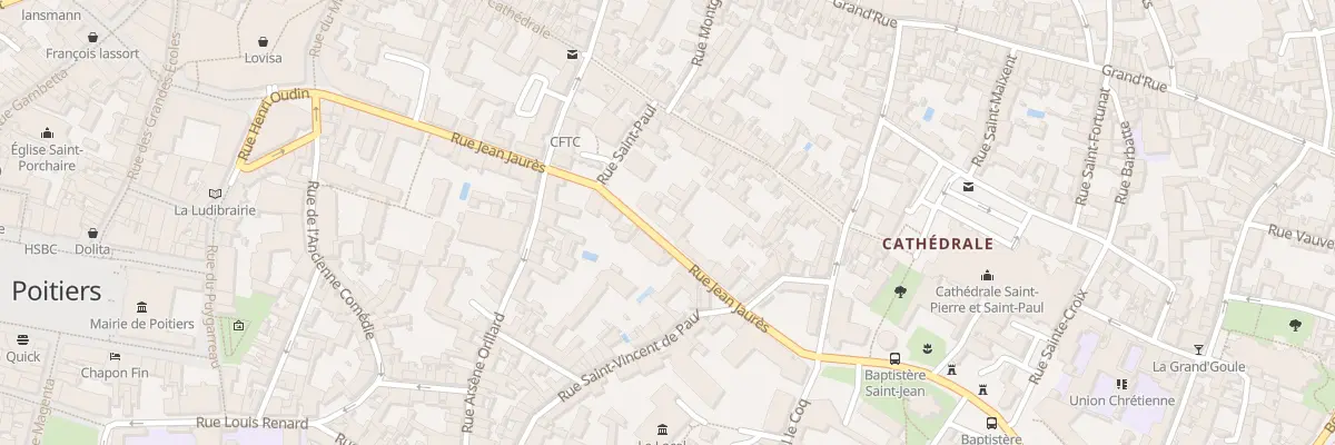 Plan du 46 Rue Jean Jaures à Poitiers