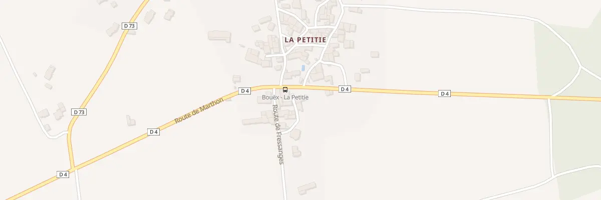 Plan du 2160 Rte de Marthon à Bouëx