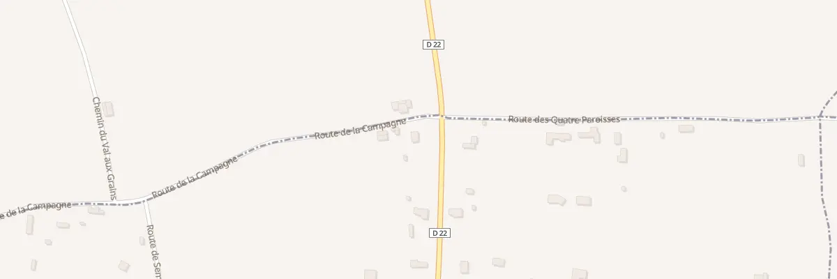 Plan du 35 Rte de la Campagne à La Lande-Saint-Léger