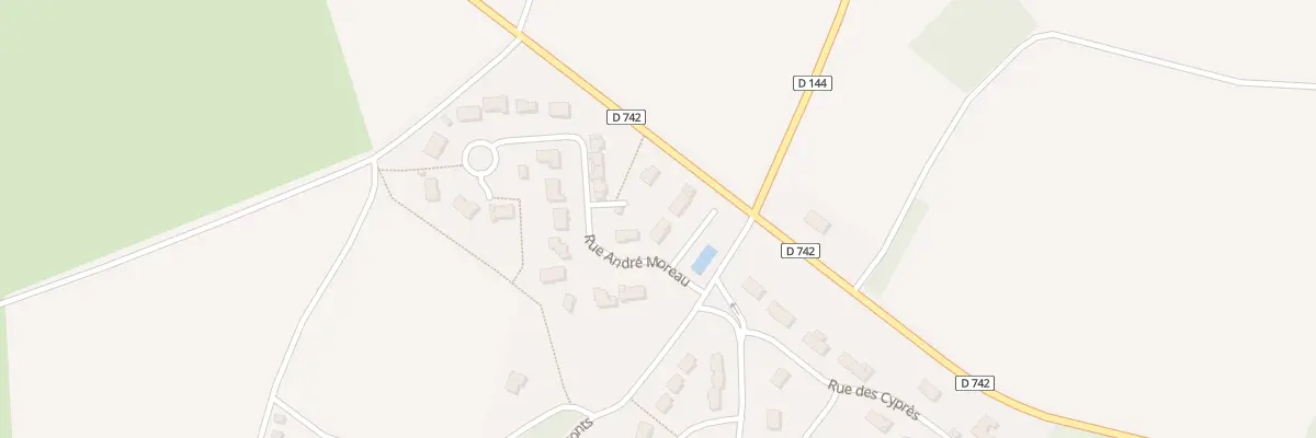 Plan du 1 Imp des Eglantiers à Marnay