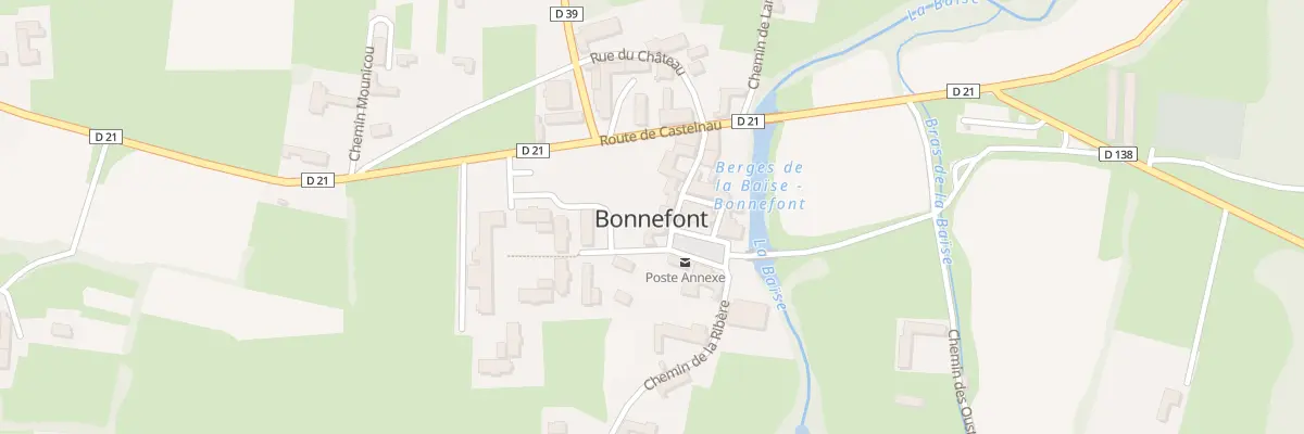 Plan du 5044 Bourg de Ville à Bonnefont