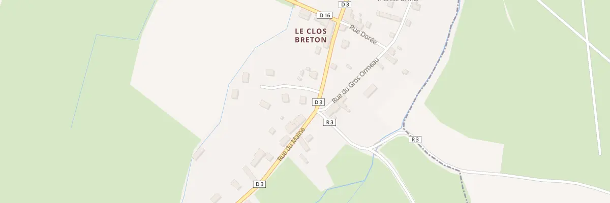 Plan du 1 Lot du Verger à Blèves