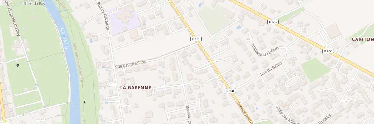 Plan du 5000 Rue de Nazareth à Nérac