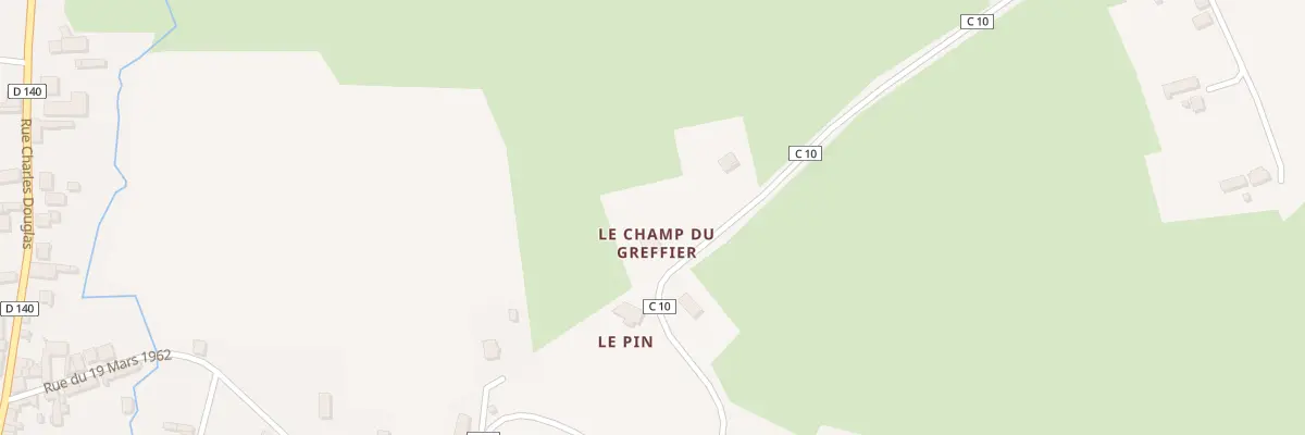 Plan du 1 Le Champ du Greffier à Marigné-Laillé