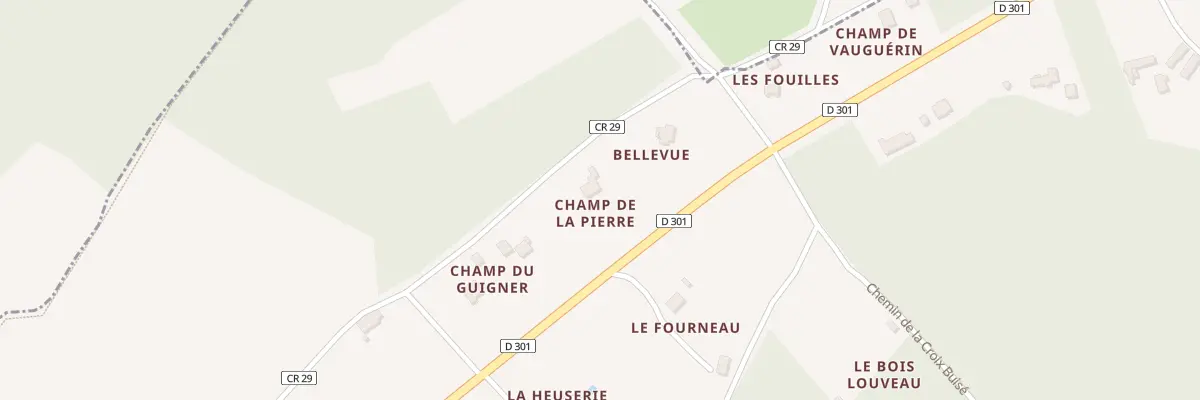 Plan du 512 Che de Bellevue à Sillé-le-Philippe
