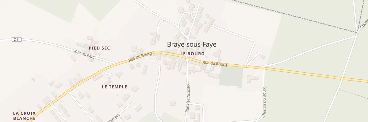 Plan du 16A Le Bourg à Braye-sous-Faye