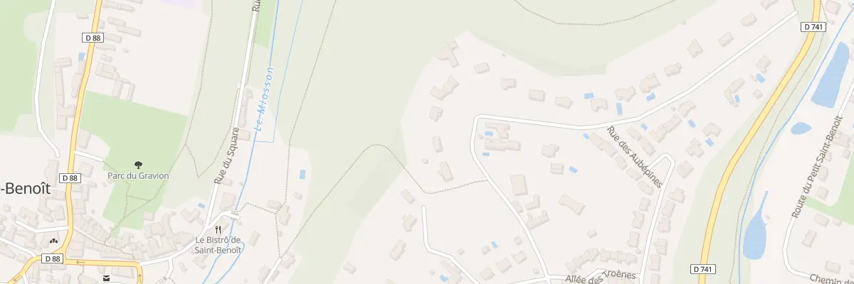 Plan du 3 Rue des Buis à Saint-Benoît