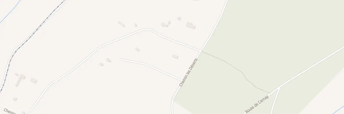 Plan du 1 Che les Déserts à Saint-Martin-de-Bienfaite-la-Cressonnière