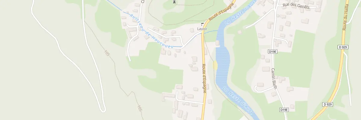 Plan du 5128 Artigues à Cadéac