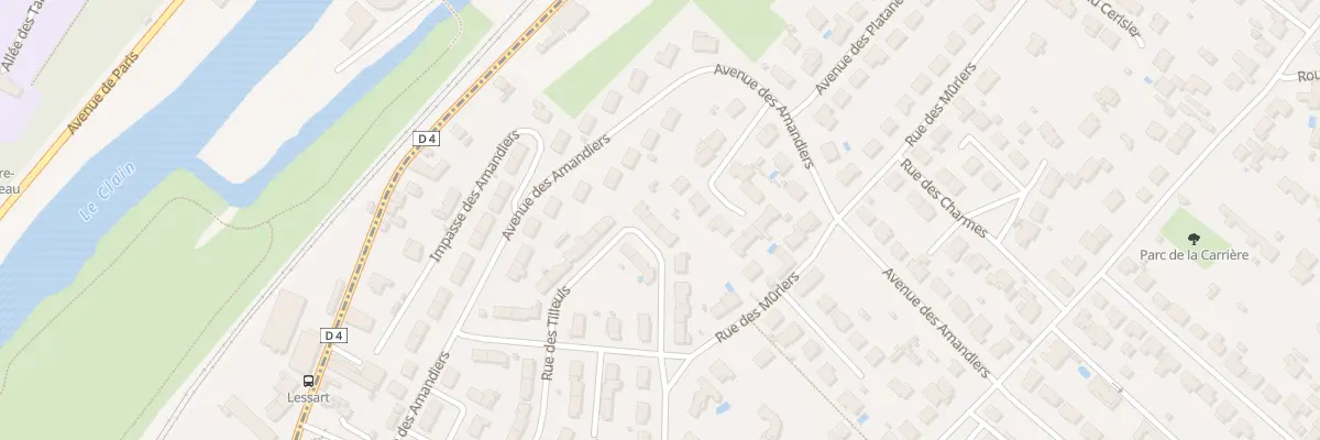 Plan du 45 Rue des Tilleuls à Buxerolles