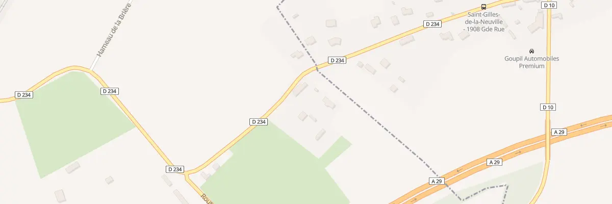 Plan du 200 Rte de Saint Gilles à Graimbouville
