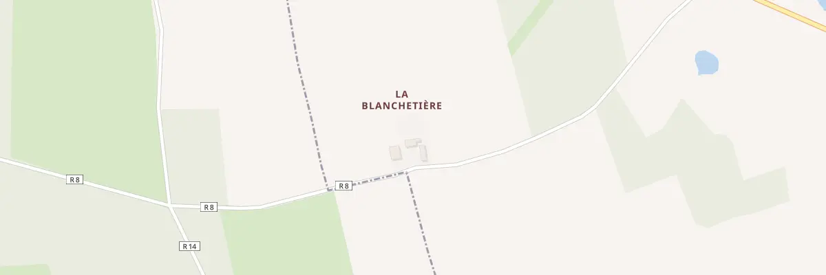 Plan du 1 La Blanchetiere à Cléré-les-Pins