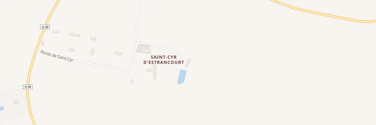 Plan du 4 Imp de Saint Cyr à Avernes-Saint-Gourgon