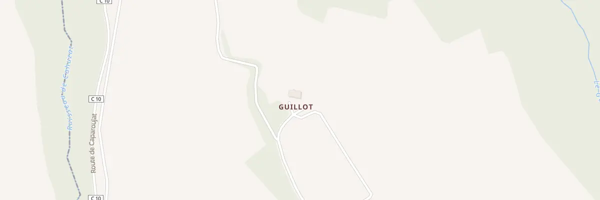 Plan du 900 Che de Guillot à Feugarolles