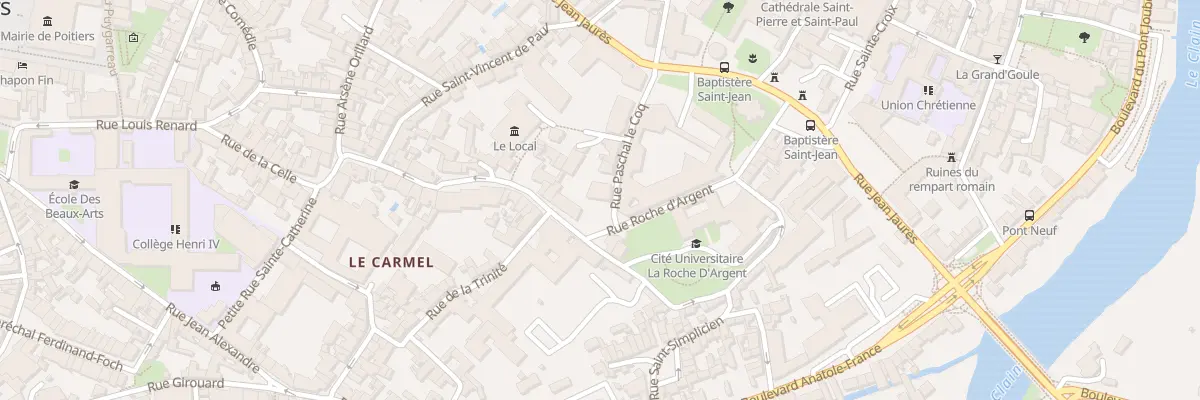 Plan du 20 Rue Pascal Le Coq à Poitiers
