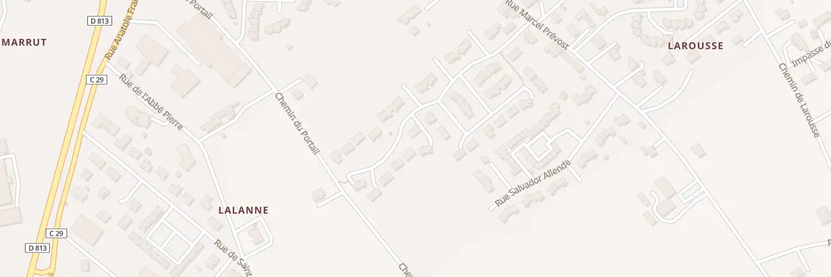 Plan du 25 Rue des Jardins de Salomon à Aiguillon